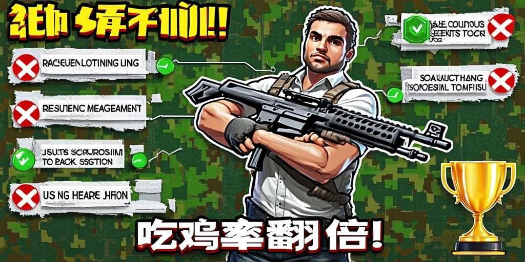 绝地求生新手必看！避开这些误区，吃鸡率翻倍！ 第1张
