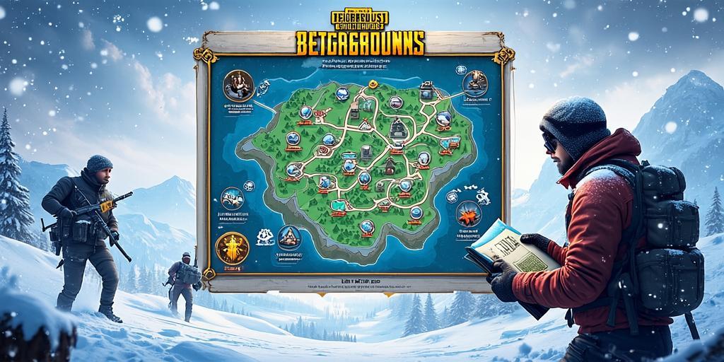 绝地求生维寒迪地图攻略，冰雪战场制胜秘籍 第1张