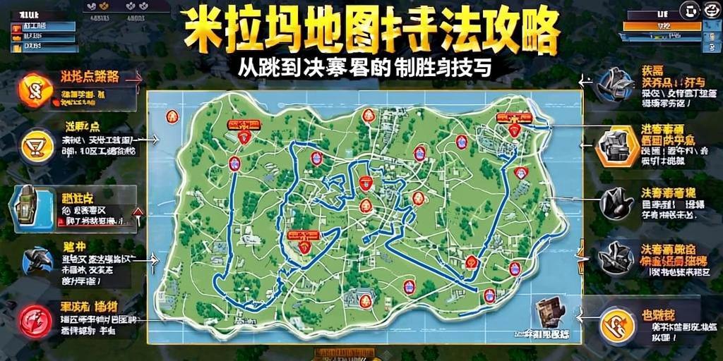绝地求生米拉玛地图打法攻略，从跳点到决赛圈的制胜技巧 第1张