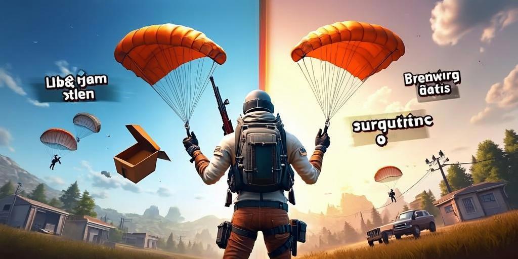 绝地求生跳伞选择,落地成盒还是开局称王? 第1张 绝地求生跳伞选择,落地成盒还是开局称王? 第1张